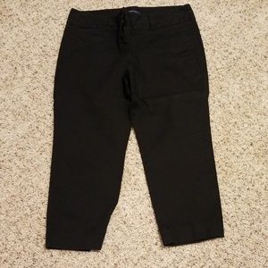 Land's End black capris, size 12